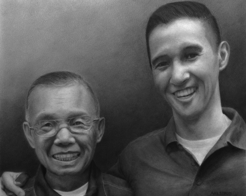 Memorial Portrait, 2021, Graphite on Illustration Board