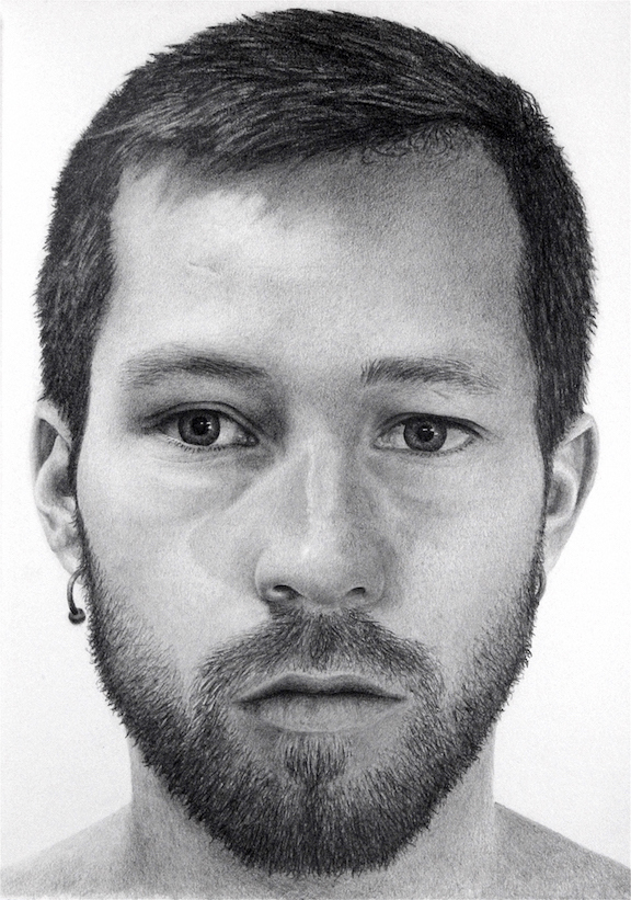 Self Portrait, 2018, Graphite on Paper